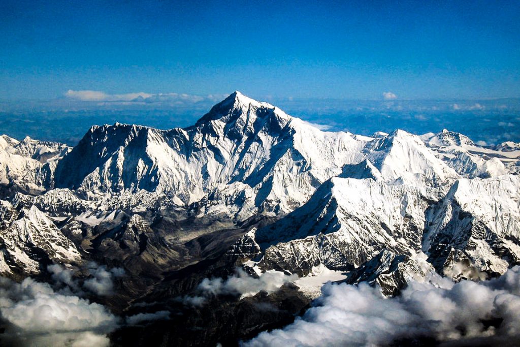 O monte Everest. Foto: Wikipedia