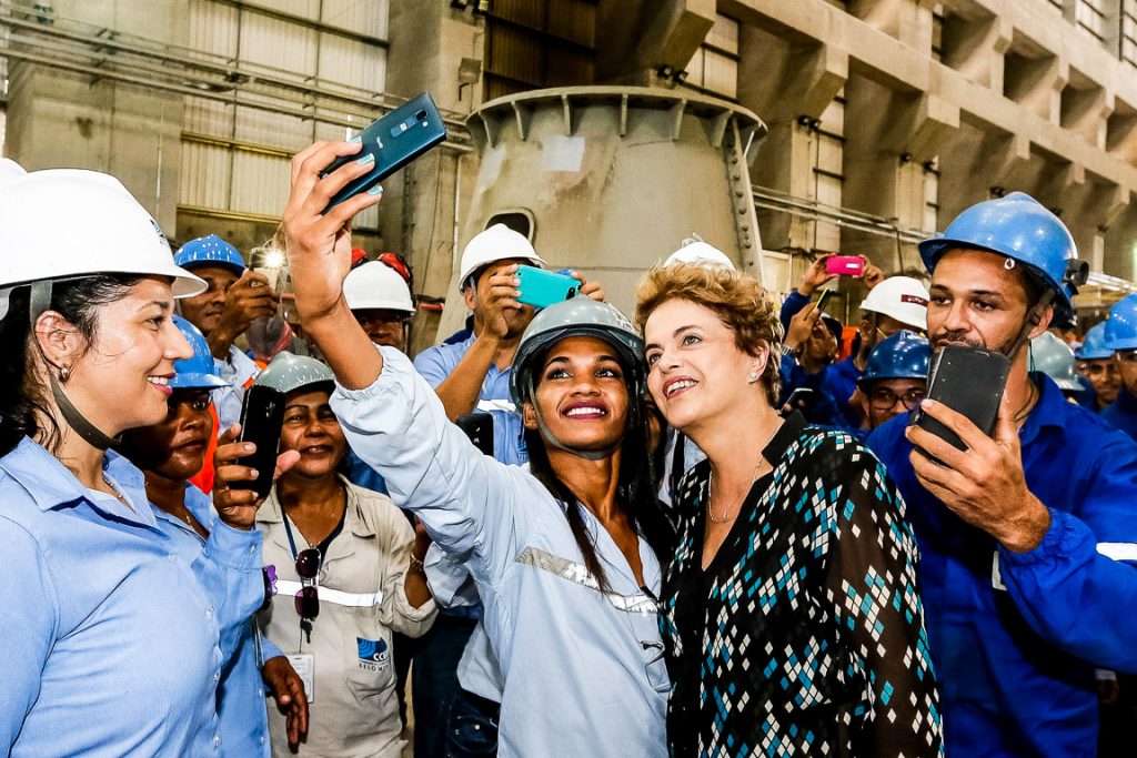 Presidenta Dilma Rousseff durante cerimônia de início da operação comercial da Usina Hidrelétrica de Belo Monte. Foto: Roberto Stuckert Filho/PR