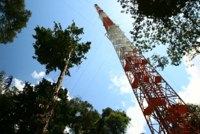 Torre ATTO, no Amazonas. Foto: INPA.