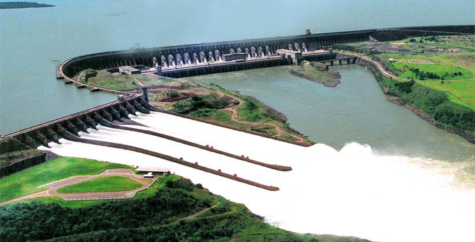 Usina Hidrelétrica de Itaipú. Foto: Divulgação