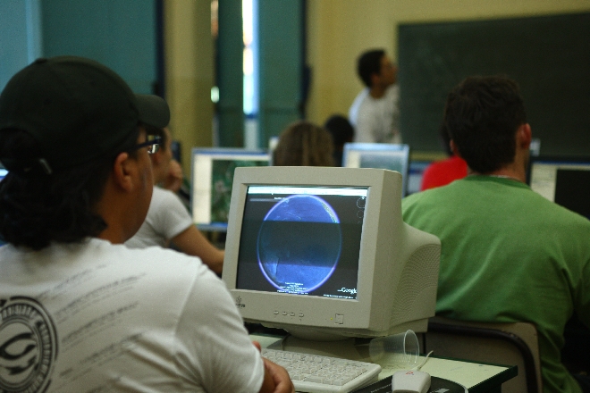 Curso sobre alipcações e perspectivas do Google Earth na Análise Ambiental, um dos mais procurados. Crédito - Divulgação/FICA