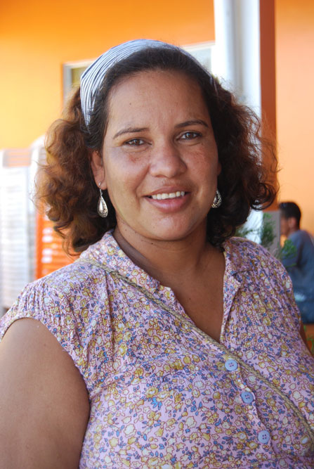 Vanderleide Ferreira, liderança comunitária da Reserva Extrativista do Rio Ituxi, no município de Lábrea, no Sul do Amazonas. Foto: Acervo IEB