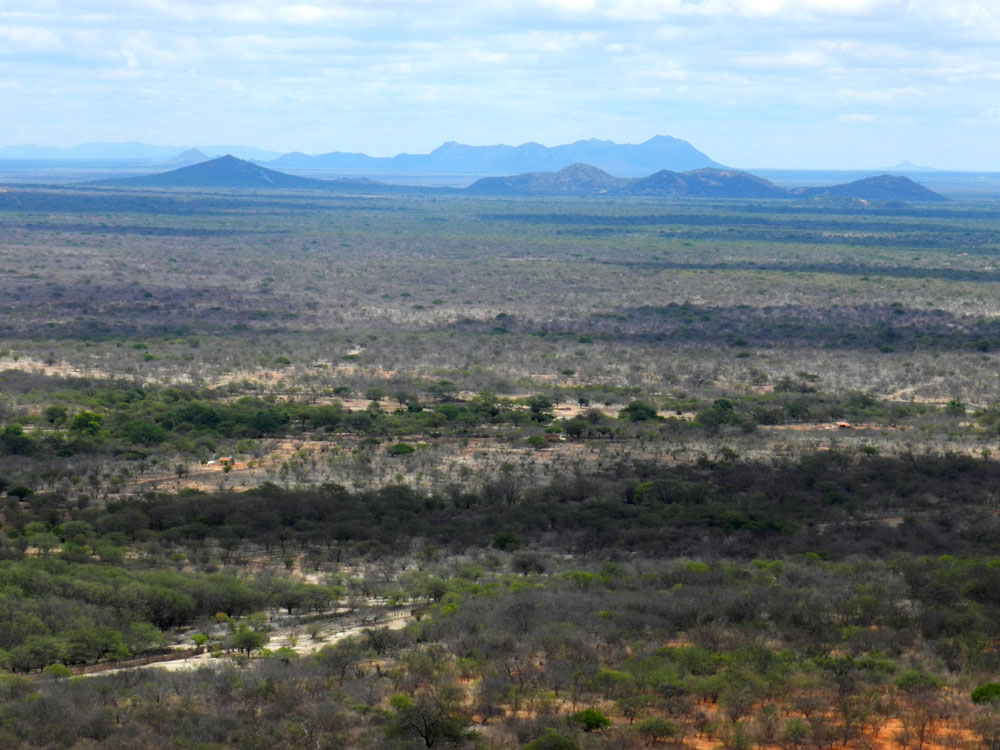 Vista parcial das serras propostas como Reserva Biológica em Curaçá/BA, que não possuem atrativos com potencial turístico. Foto: Rodrigo Zeller