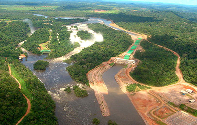 A hidrelétrica-de Dardanelos concluída. Foto: divulgação Governo Federal, junho de 2008