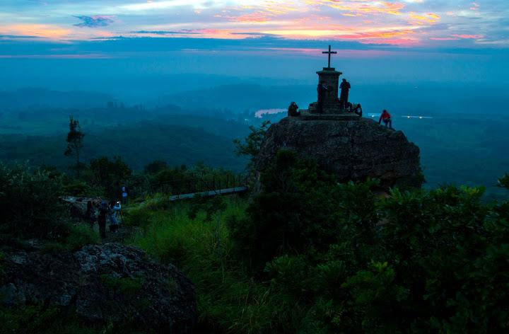 Floresta Nacional de Ipanema, vista do alto do morro de Ipanema. Crédito: ICMBio
