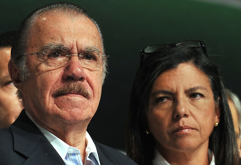José e Roseana Sarney na Convenção Nacional do PMDB, em 2010. Família domina o estado do Maranhão há quase 50 anos. Foto: wikipédia.