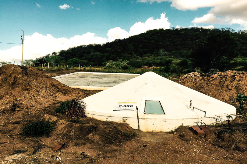 Cisterna calçadão do sitio Canga. Foto: André Nahur