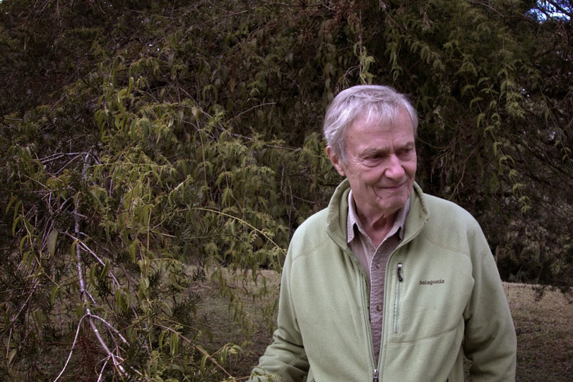George Schaller, na Fazenda do Bonito. Pioneiro no estudo de animais como tigres, leões e onças-pintadas