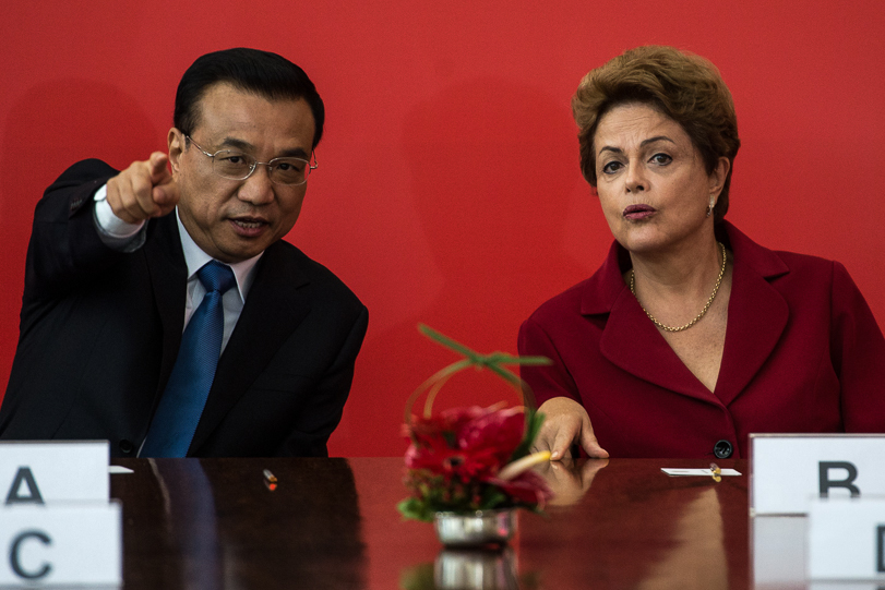 “Olha lá onde a gente vai botar essa agenda de clima.” Foto: Marcelo Camargo/Agência Brasil