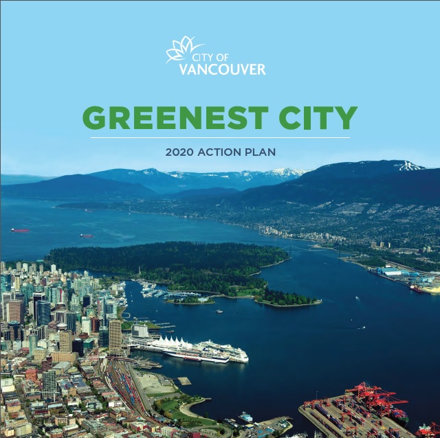Capa do Plano de Ação para Cidade Mais Verde de 2020.