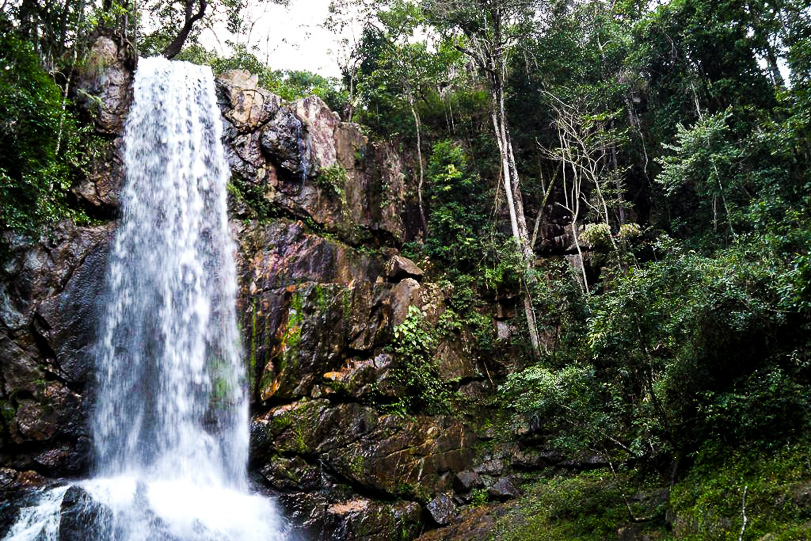 Cachoeira do Tororó, no Parque Distrital Salto do Tororó (DF). Foto: